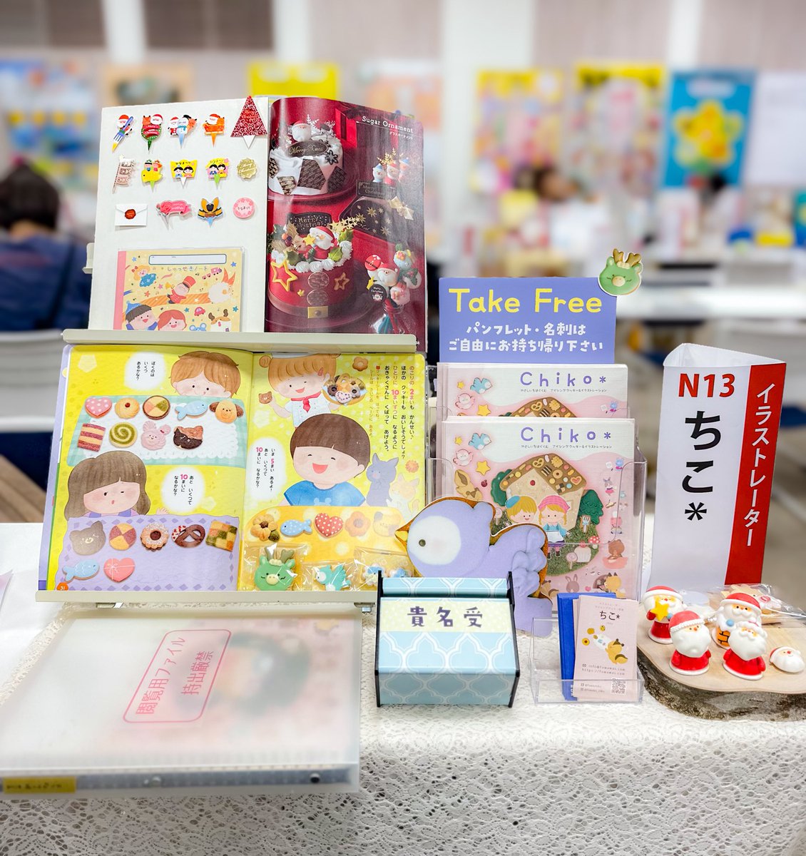 本日・明日と　#クリエイターズリスト展　に参加しております！
19日(金)は随時ゆっくりお話できます！よろしくお願いします☺️🌼