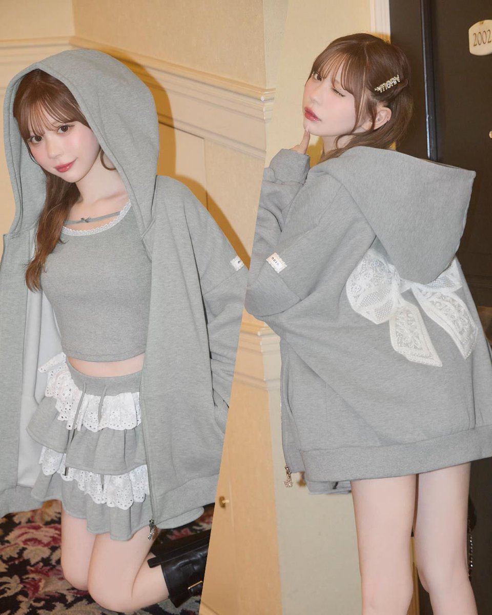 michellMacaron ノベルティ もこもこ♡セットアップ即購入◯ ミシェル