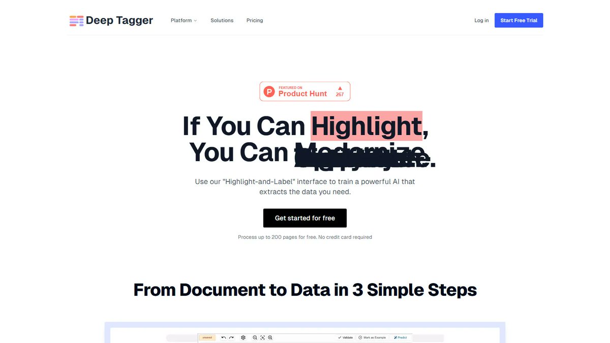 halo_tool's tweet image. DeepTagger makes it easy to extract structured data from documents like invoices and contracts—no coding required. Just highlight the data you need, train the model, and let AI handle the rest. It even validates accuracy with
halotool.com/tool/deeptagger
#halotool #documentextraction