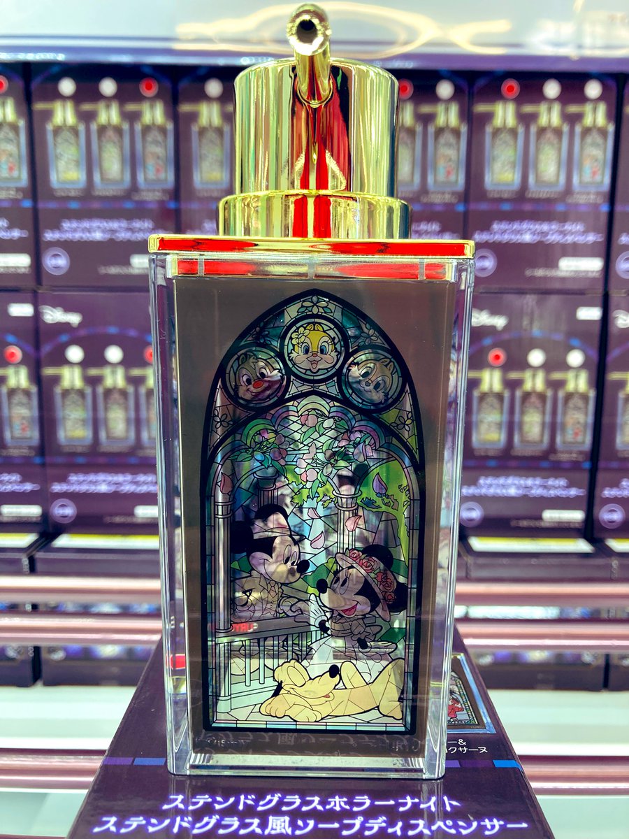 🧴新景品入荷情報🧴 #ディズニー #ミッキー＆フレンズ #ステンドグラス