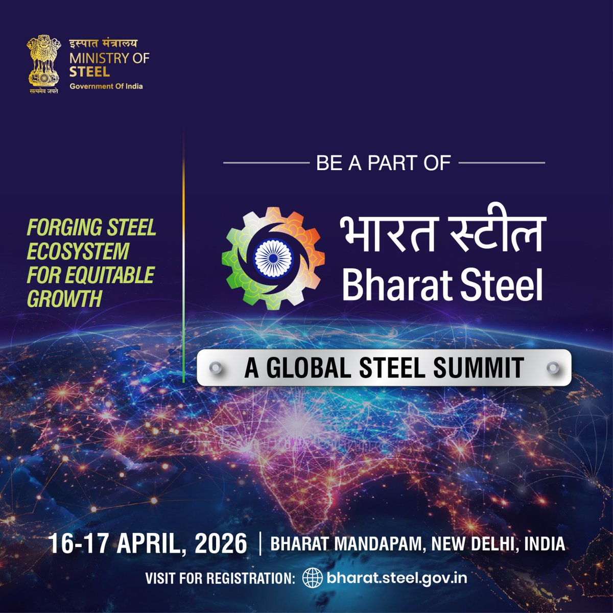 As steel industry embraces diversification, transition and resilience in global supply chains, India is building a strong ecosystem for equitable growth, powered by policy support, technological innovation and rising domestic demand.

Be part of the conversation shaping the