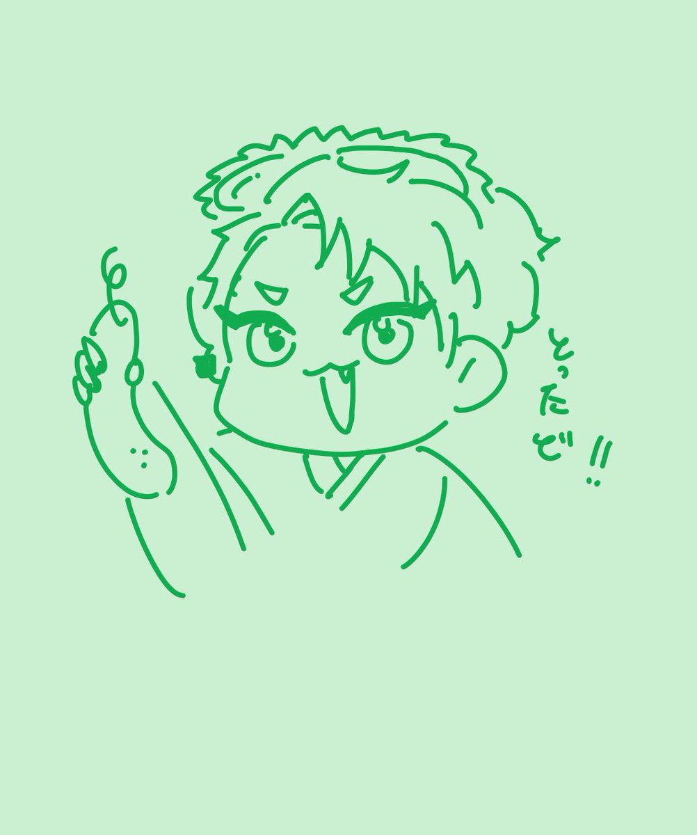 Reimen_211's tweet image. ラクガキ！🤍❄️💛🍃💚🥒
#ビバレンFA #ラクガキ #funart