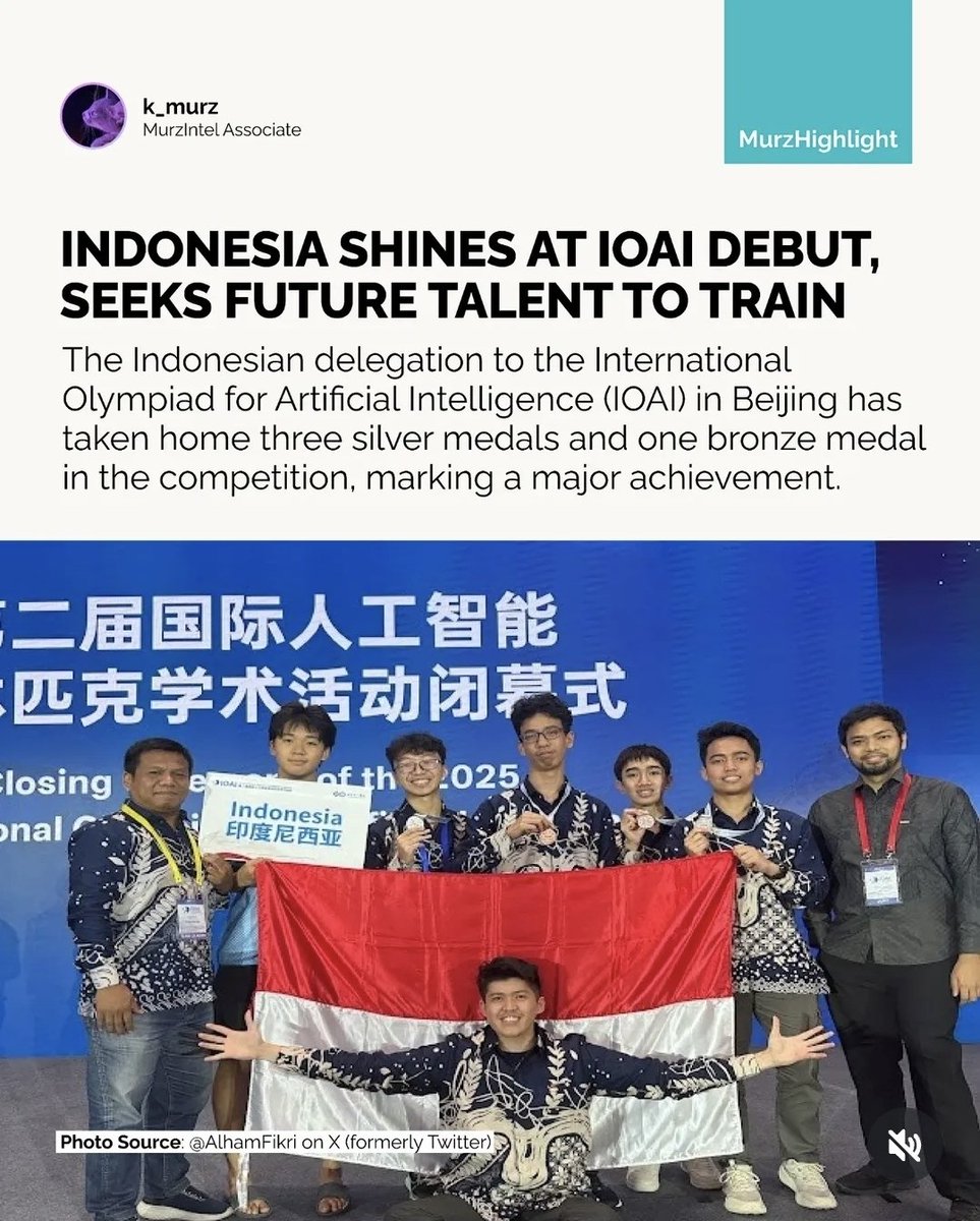 ecommurz's tweet photo. Materi2 pelatihan International Olympiad in Artificial Intelligence:
https://t.co/ZRAGTonfFD

Indo just won 3 medals btw 🥳 https://t.co/xoJXaV624s