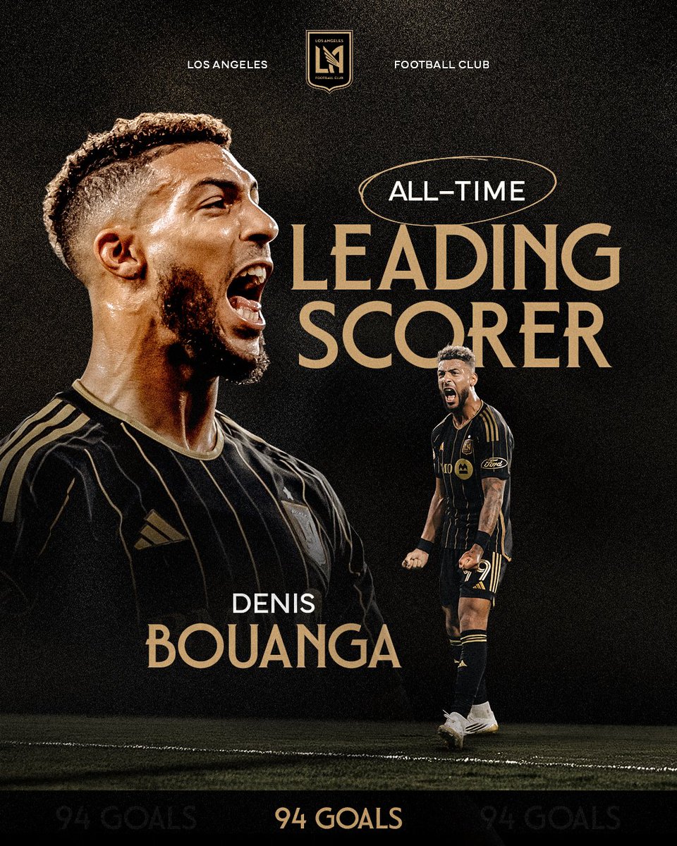 HISTORY MADE.

Denis Bouanga is now the All-Time Leading Scorer in LAFC history.