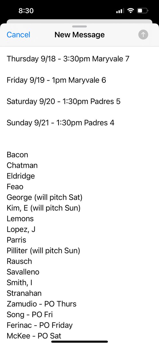 So Cal Birds (Baseball Training Academy) tweet media