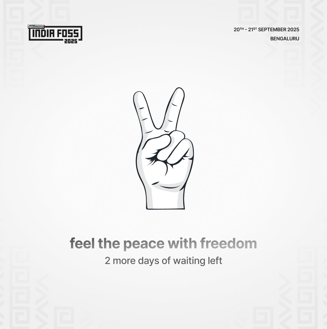 IndiaFOSS 2025 tweet media