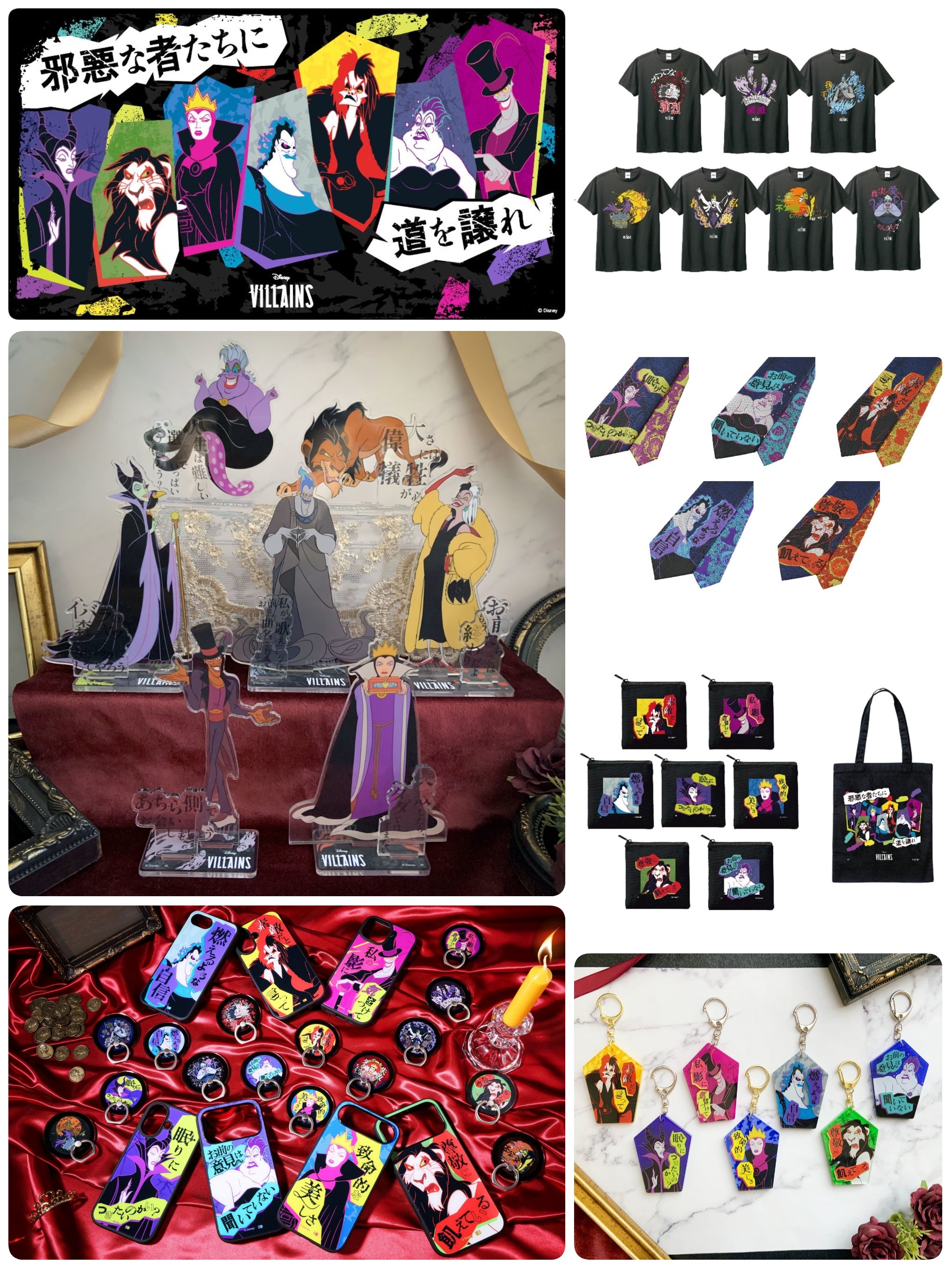 【限定品】ウォルト ディズニー ヴィランズ ビンテージポスター 美麗な描き下ろしアートが魅力！セガ ラッキーくじオンライン