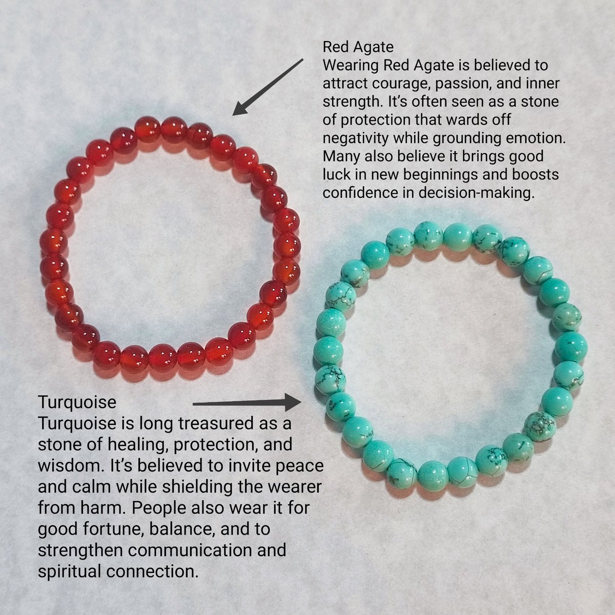 TheFunPart_'s tweet image. Fire &amp;amp; water in harmony.  
RED AGATE sparks courage &amp;amp; passion, while TURQOUISE protects, heals &amp;amp; flows with calm energy. More than just cute—natural stone bracelets bring balance, protection &amp;amp; power you carry every day. 

#naturalstone #stonebeads #stonebeadbracelets #braceletph