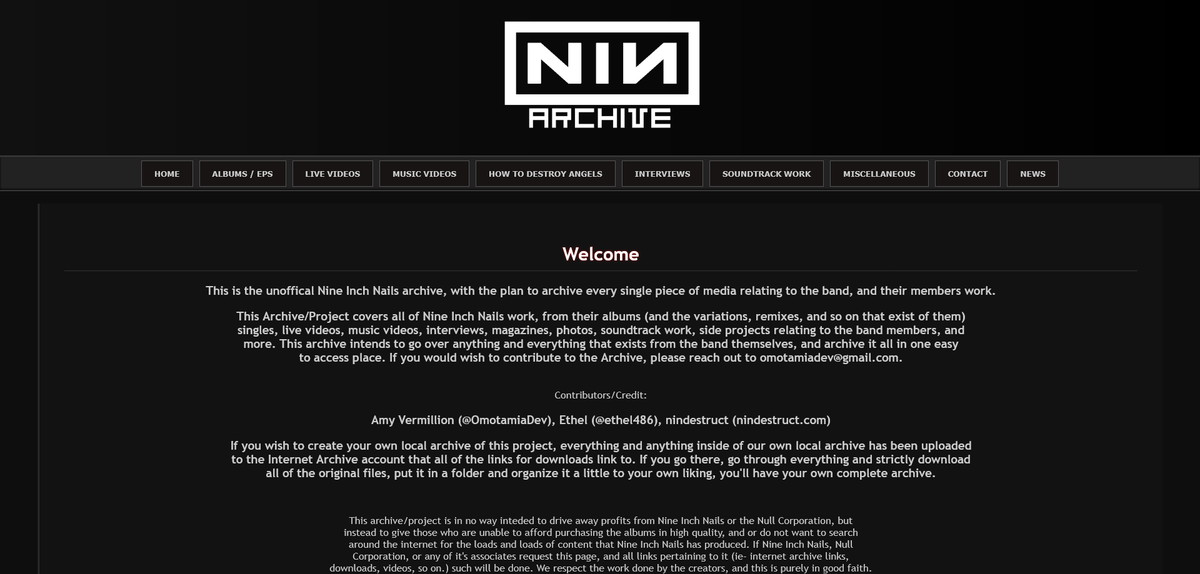 Nine Inch Nails Archive tweet media