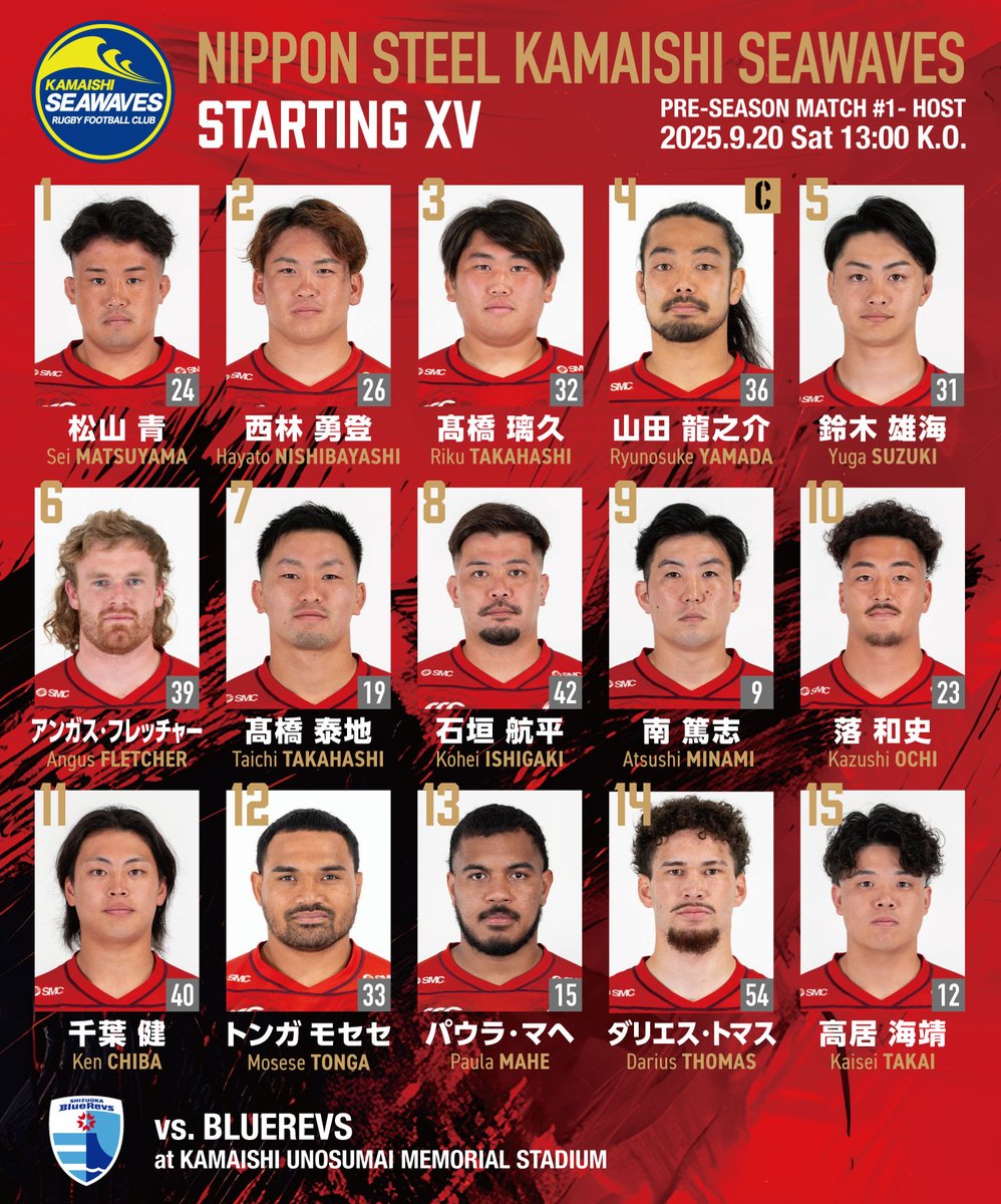 日本製鉄釜石シーウェイブス on X