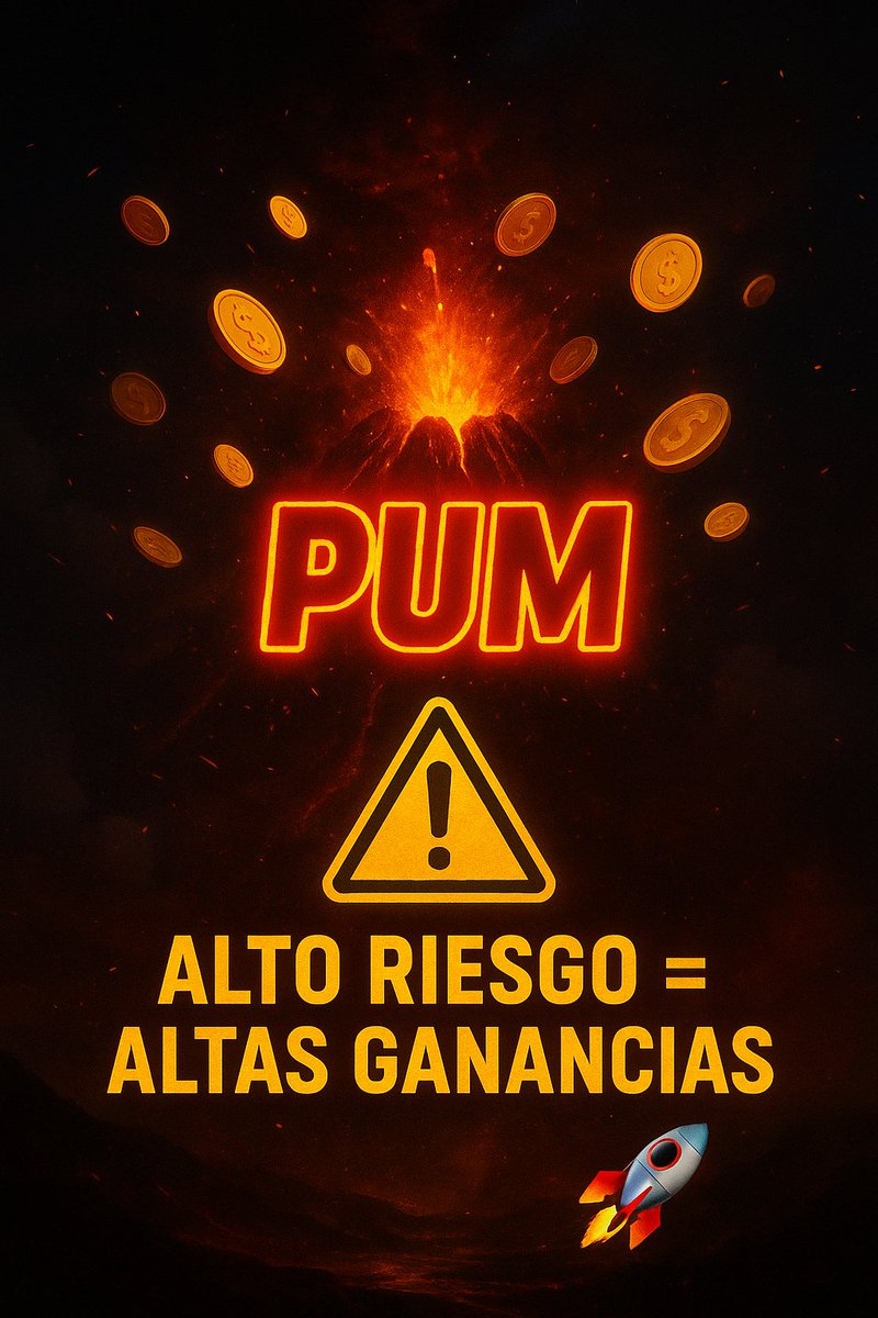 VladimirViera4's tweet photo. 🚨🔥 ¡Pum no es para cardíacos! 🔥🚨
Un memecoin con alto riesgo, pero con el poder de dar altas ganancias 💰💥
👉 ¿Te atreves a entrar antes que explote? 🚀
#PumCoin #Crypto #MemeCoin https://t.co/aWlocghMz0