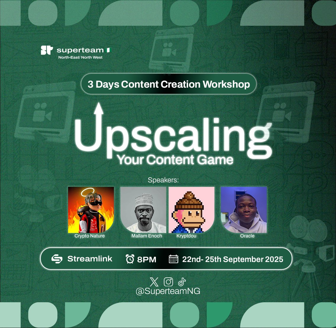 Bro Why? SuperteamNG 🇳🇬 is not proud of you‼️

Your content game is Soo bad 😔 to the point you don't want to identify as a web3 video 📸 Content creator.

You have lost your Pride, your self esteem and sense of relevance in the community all as a result of bad contents.