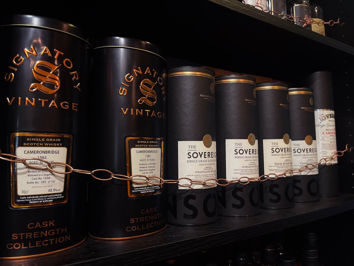 シングルグレーンも豊富にあります😊

長期熟成多めなので
長期熟成のシングルグレーン気になっている方もぜひ