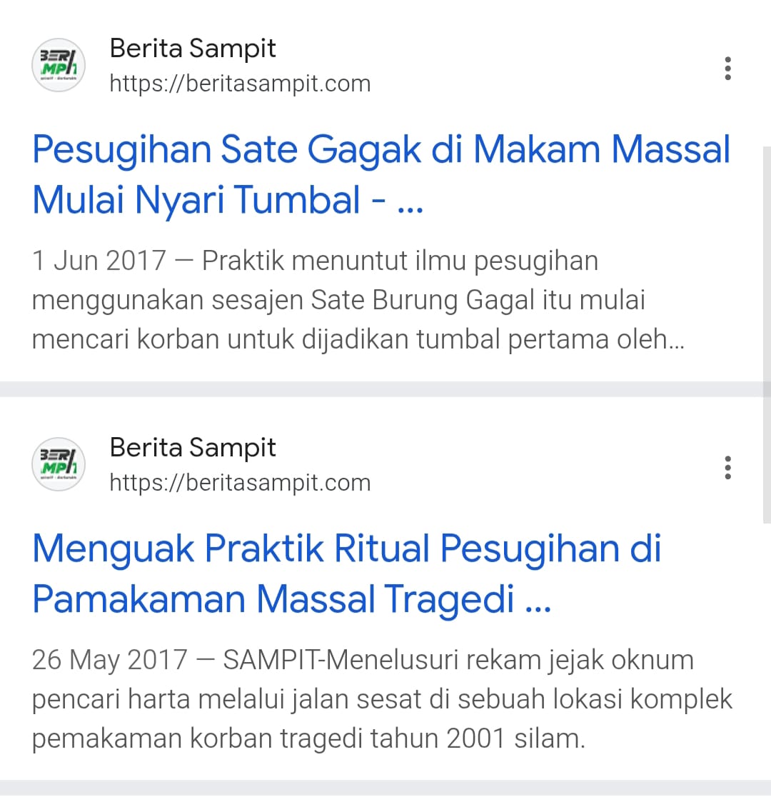 -PESUGIHAN SATE GAGAK KALIMANTAN-

Ngomong-ngomong soal Sesugihan Sate Sagak, di Kalimantan juga ada ritual yang medianya menggunakan sate gagak.

#pesugihansategagak #kalimantan 

<a href="/IDN_Horor/">Horor Indonesia</a> 

-UTAS-

Di tanah Kalimantan, orang-orang memiliki kaji (kesaktian) umumnya untuk ilmu