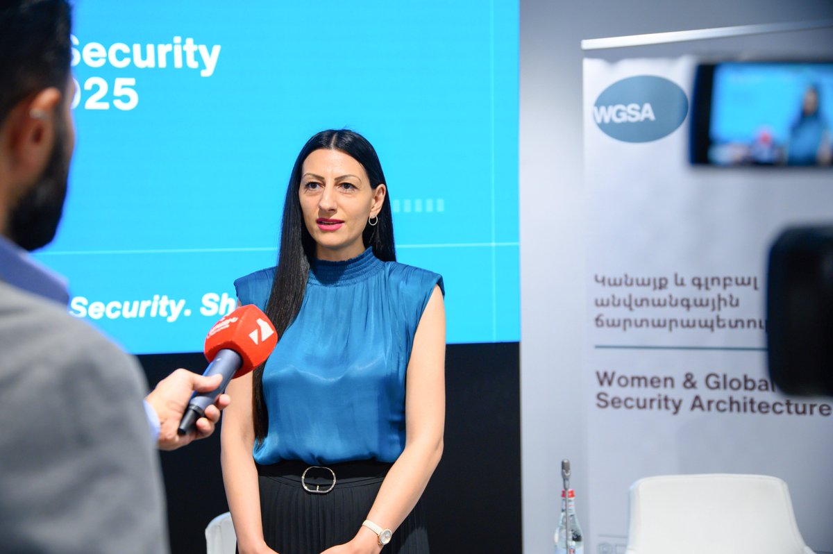 Delighted to have Human Rights Defender of #Armenia, Ms. Anahit Manasyan | <a href="/OmbudsArmenia/">Armenia Ombudsperson 🇦🇲</a>, as a panelist on Panel 4: #Women in the #ArmedForces: Growing Militarization or #Gender Diversity as a Strategic Advantage, at the CSR2025 Intl. Conf. 

#resilientarmenia
