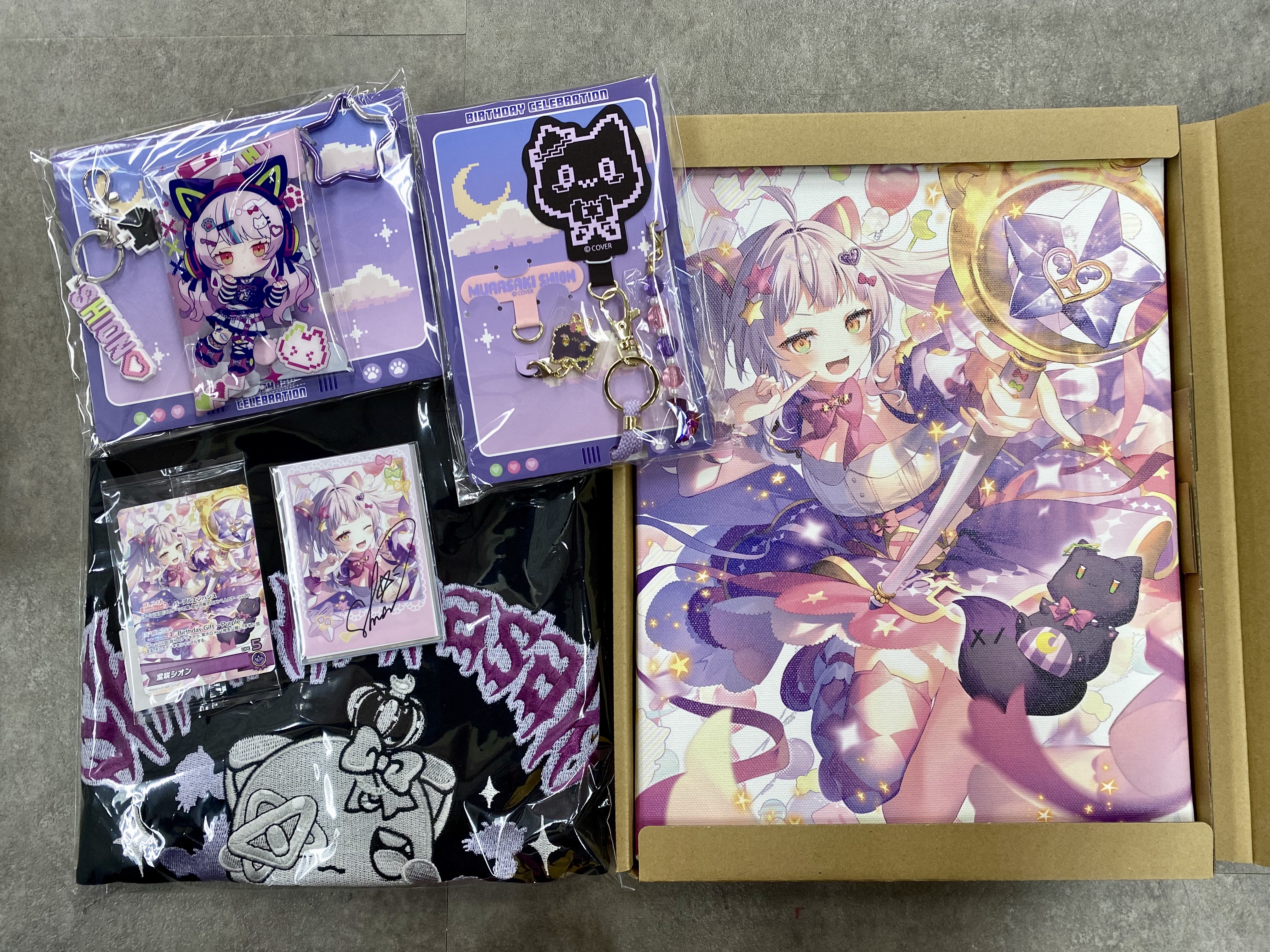 紫咲シオン グッズ4種セット 誕生日記念 2024 ホロライブ