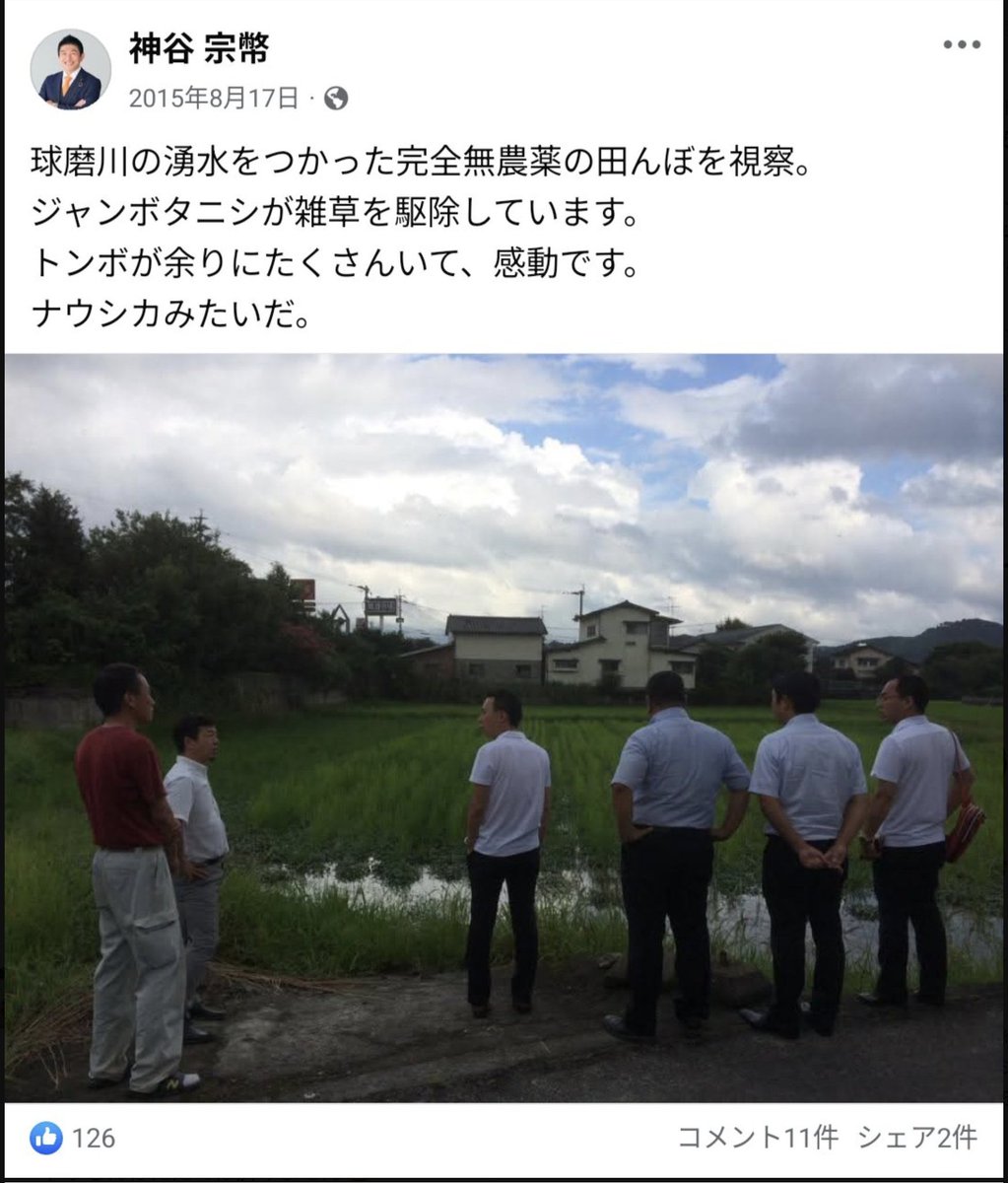 #神谷宗幣
#ジャンボタニシ