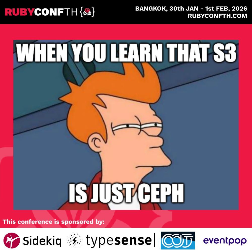 rubyconfth's tweet image. The biggest secret of AWS