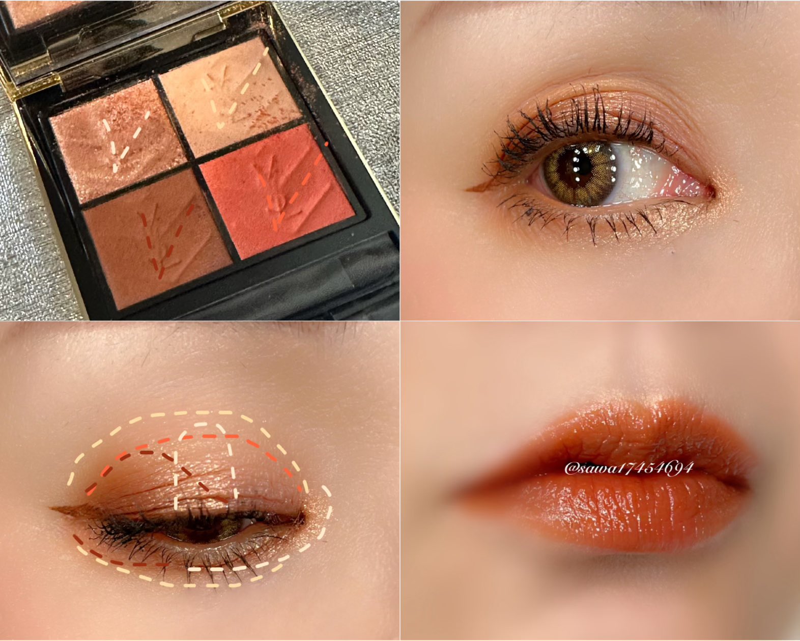 最終価格【未使用】 YSL クチュールミニクラッチ810 OVER ORANGE