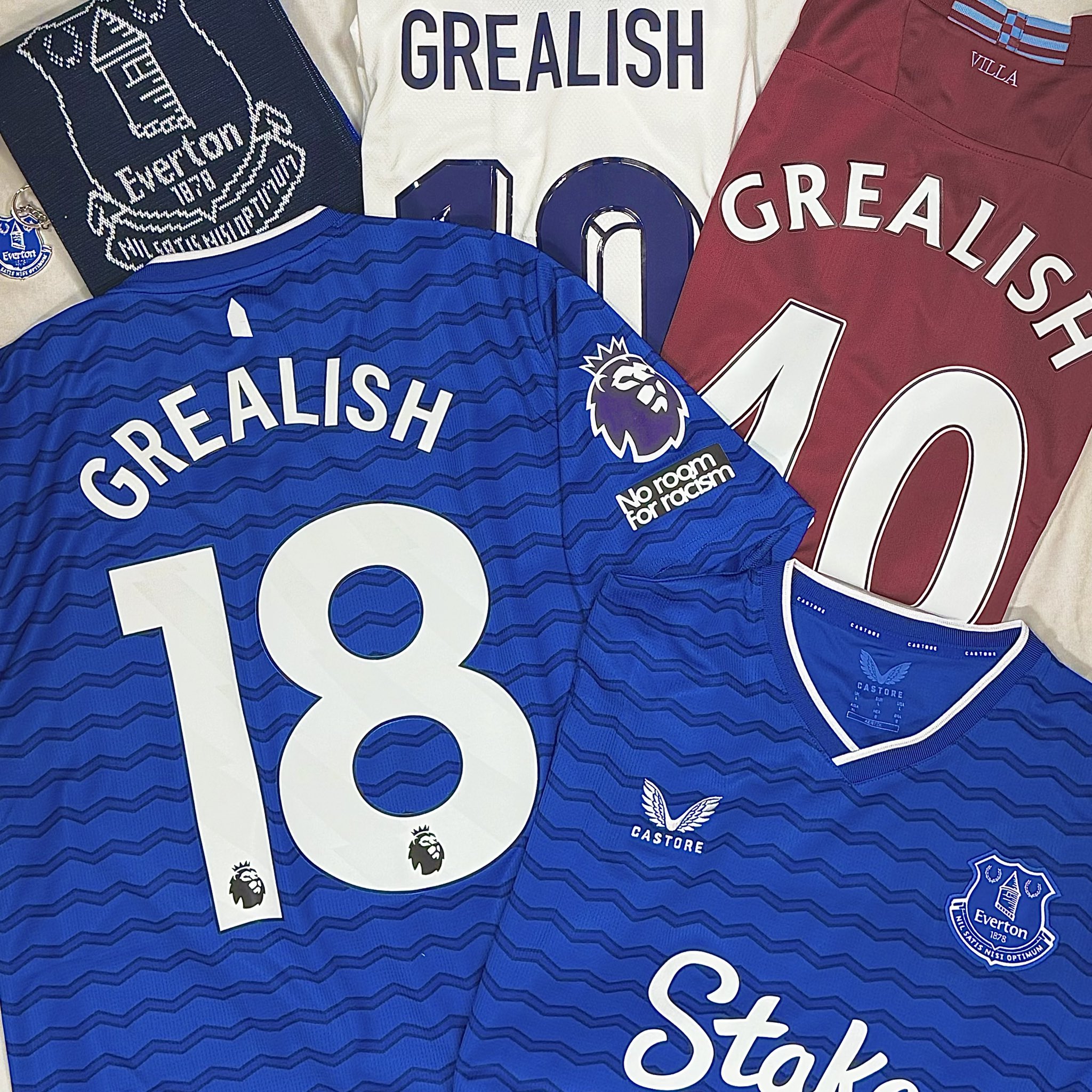 グリーリッシュ】エヴァートンFC 25/26 ホーム 半袖 ユニフォーム