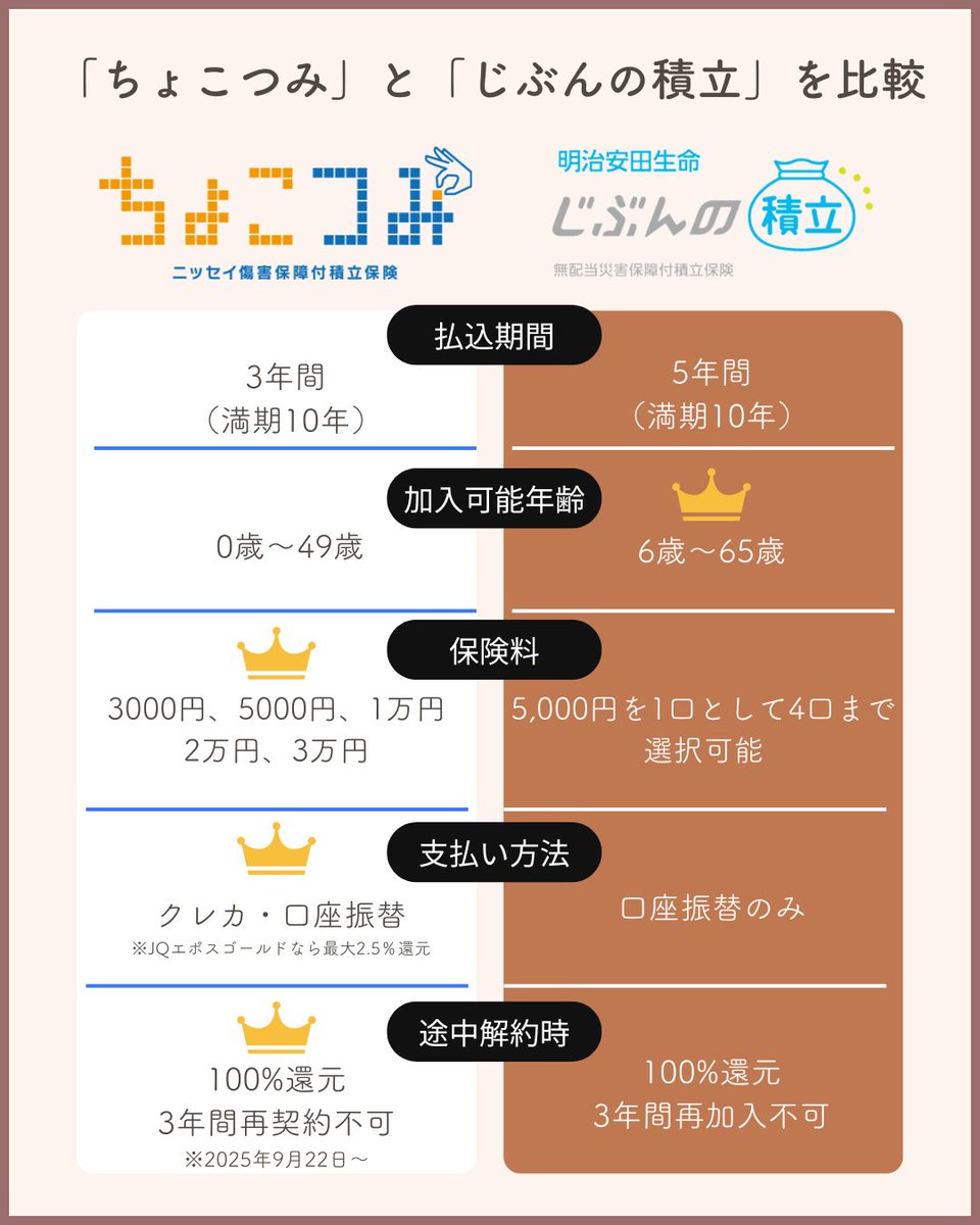 日本生命の個人向けの実質節税保険の「ちょこつみ」 2025年9月22日以降