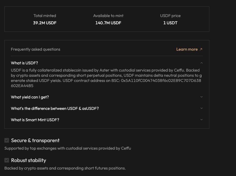 So $ASTER has an inbuilt ENA-style stablecoin?
Forget $HL comparisons — this is a whole different level.