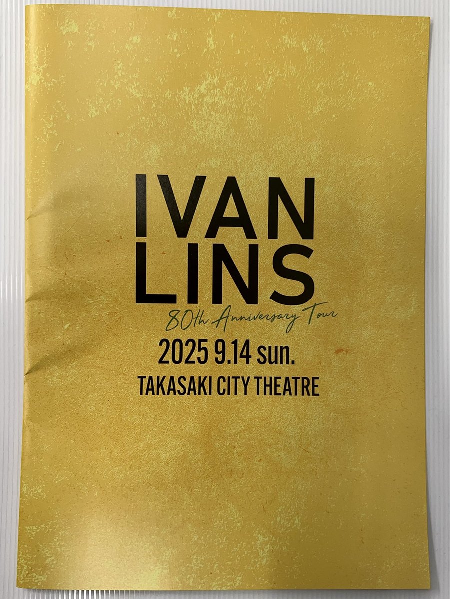 kt2_'s tweet photo. 20250914
Ivan Lins＠高崎芸術劇場 スタジオシアター
セットリスト

Daquilo Que Eu Sei
A Gente Merece Ser Feliz
Depois Dos Temporais
Começar de Novo 〜 Lembra de Mim
Orozimbo e Rosicler
Dinorah, Dinorah
Love Dance
Harlequin
Ai, Ai, Ai, Ai, Ai
Lua Soberana

Madalena 〜 Birdland(en1) https://t.co/J8ll8w5lie