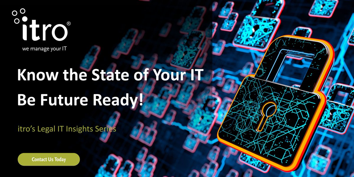 Are your systems secure and up-to-date? Is your data protected against cyber threats? Is your technology empowering your team or holding them back?

Contact #itro today: bit.ly/47oVC74

We help firms uncover hidden risks and outdated systems,  Be future ready today!