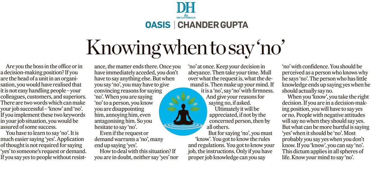 CHANDER GUPTA (@chander_gupta) on Twitter photo Today in <a href="/DeccanHerald/">Deccan Herald</a> 
#OASIS Today in <a href="/DeccanHerald/">Deccan Herald</a> 
#OASIS