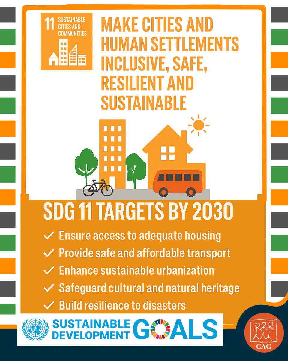 By 2030, nearly 600 million Indians will live in cities, straining housing, transport, and resources. #SDG11 calls for affordable housing, green transport, and resilient urban planning so cities remain safe, inclusive, and sustainable. #Act4SDGs #UrbanFuture