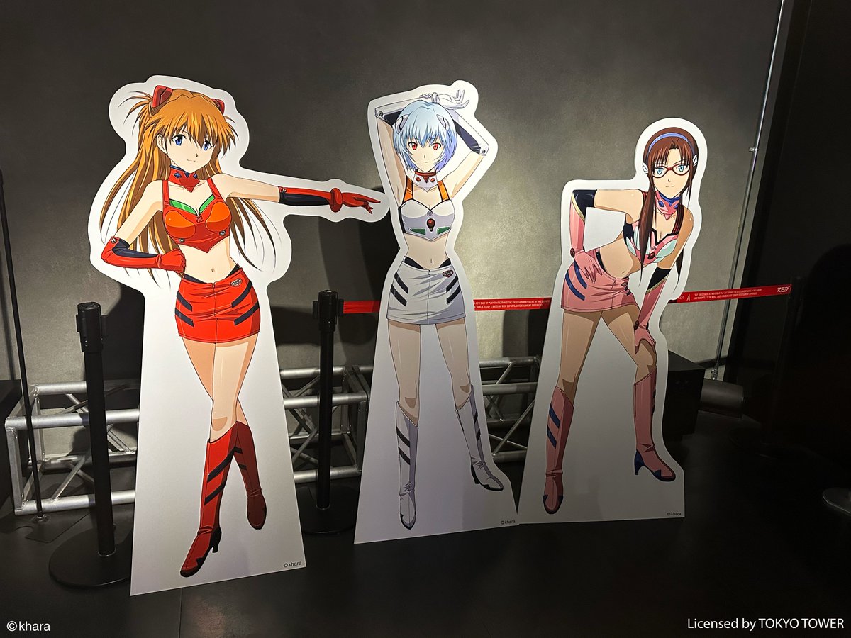 🗼🏁 EVANGELION RACING IN RED° TOKYO TOWER 🏁🗼 📸展示パネルの展示