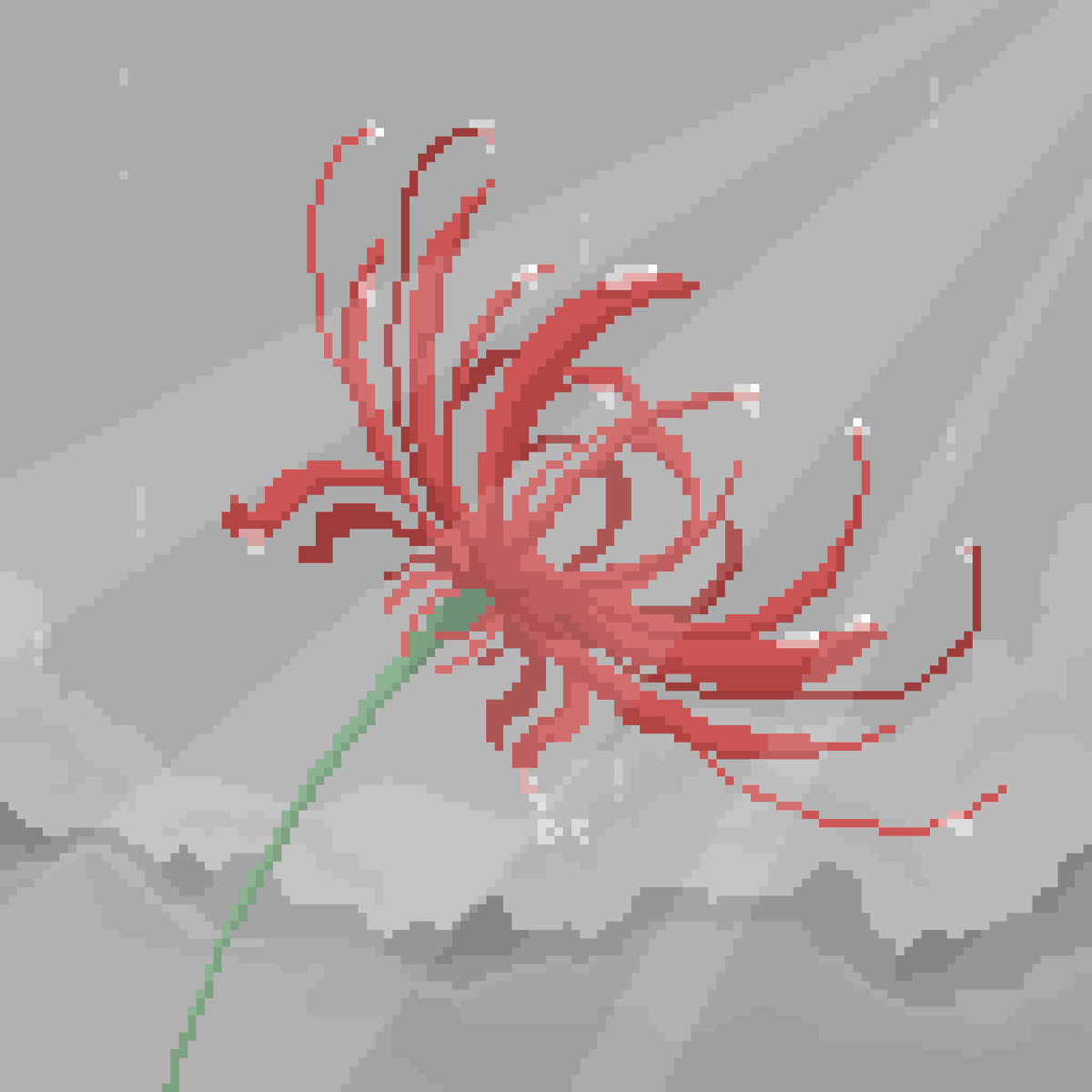Red Spider Lily.
#PixelArt #Art
