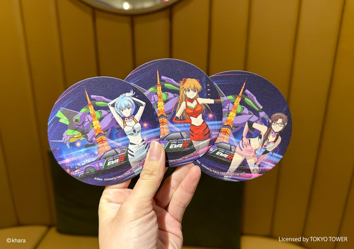 未開封 EVANGELION×LOGOS サークルトレー2枚 フォーク＆スプーン RED° TOKYO TOWER on X: 