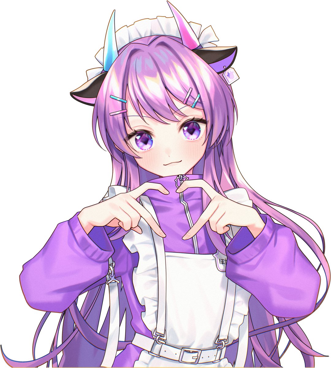 「おはぬ～!リアイベまであと2日! あと2日!?!?! いよいよ大詰めになってきま」|春野ほたる🐮🌸チャンネル登録者1万人行くまで絵描き続ける奴配信中のイラスト