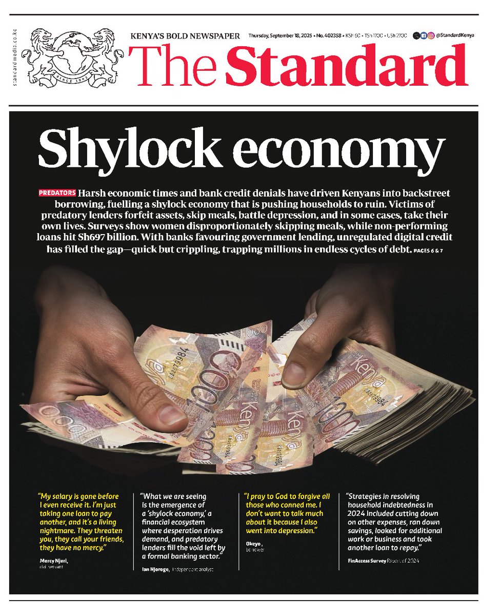 Eish! Noted that more and more ladies are borrowing... and skipping meals? What's the story behind the story?

Why, ladies? I want to hear from you. Reply or call +254711046105 #MainaAndKingangi