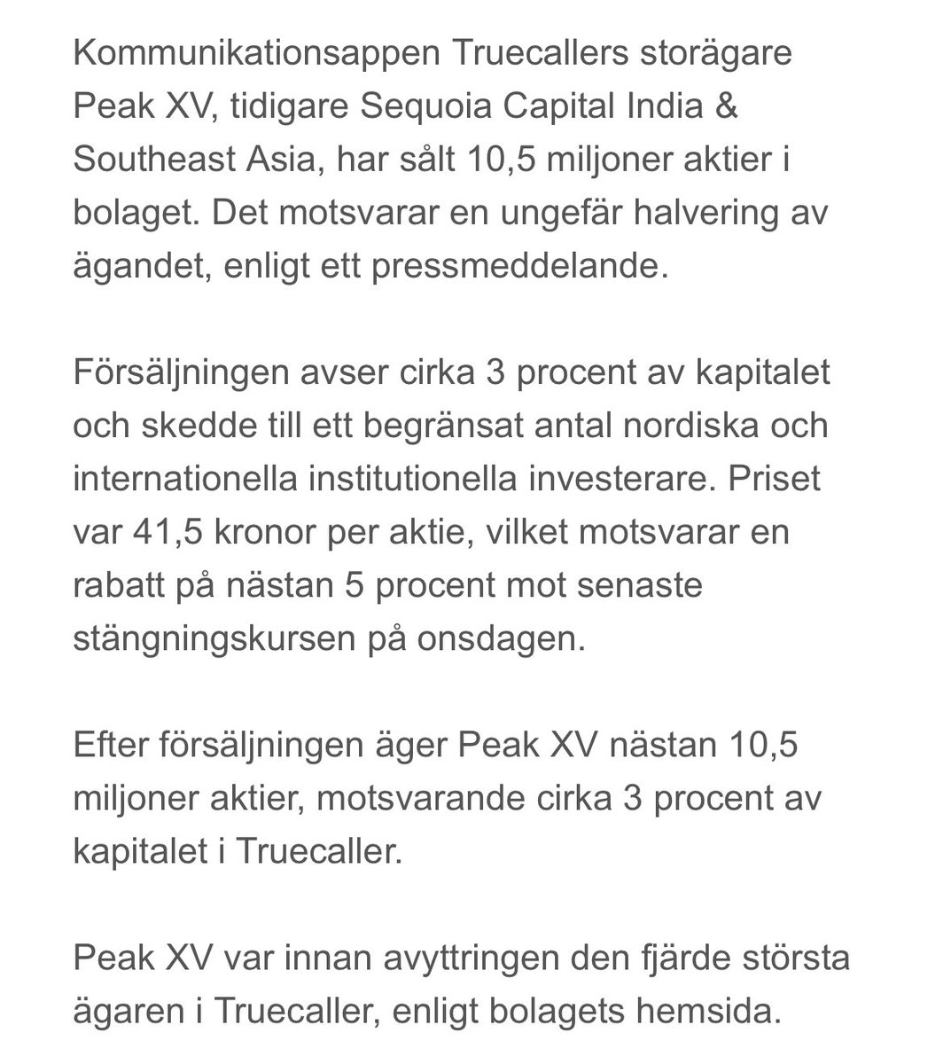 AbcpokerBI's tweet image. Placing till 5% rabatt i #Truecaller

Efter ras 📉