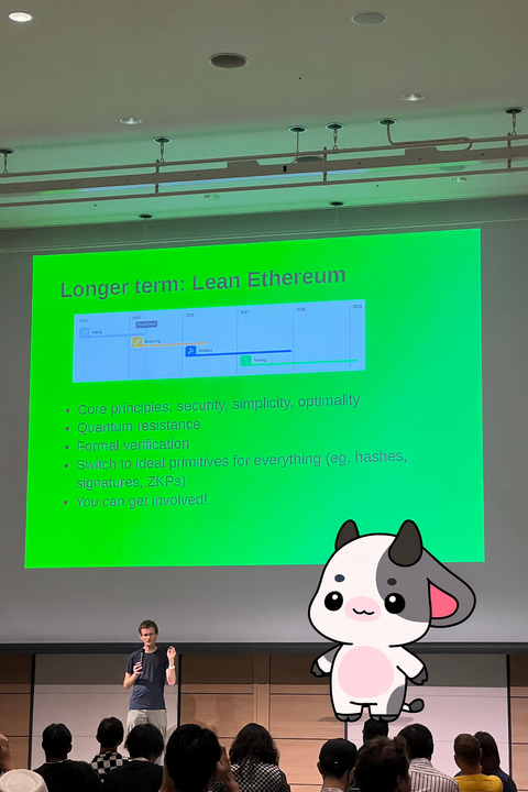 <a href="/lamumudotxyz/">Lamumudotxyz</a> was in good company yesterday at <a href="/EDCON_Official/">EDCON</a> 

<a href="/VitalikButerin/">vitalik.eth</a> per usual, made me extra long ETH