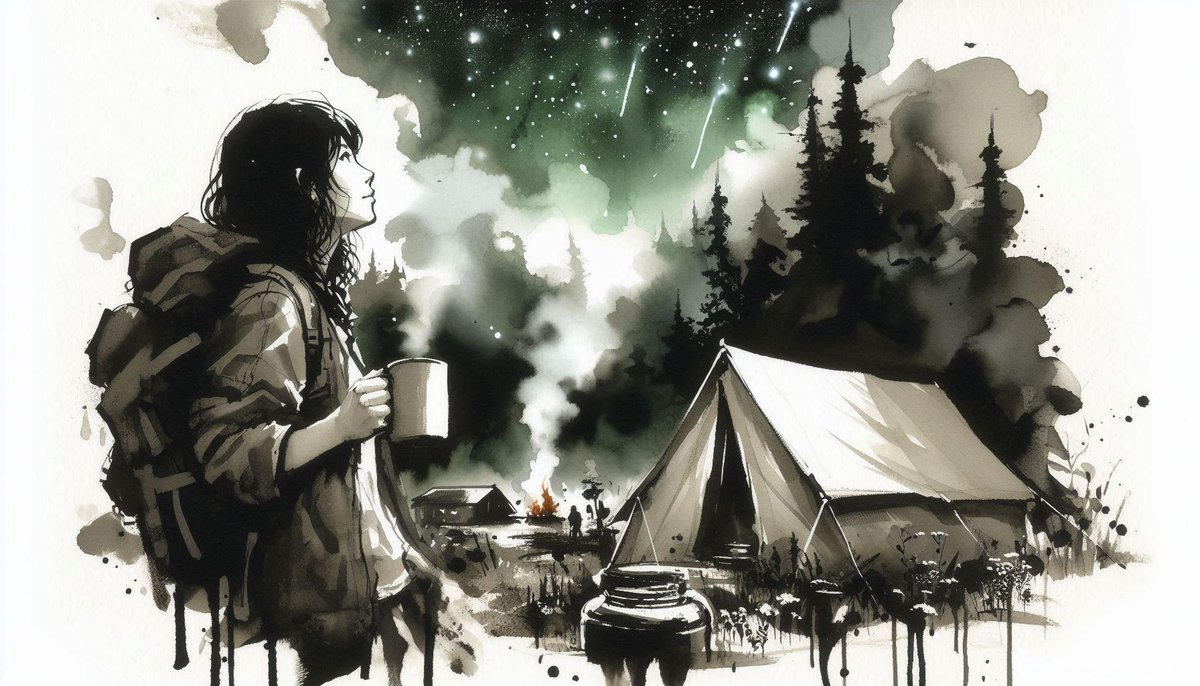 一昨日からキャンプしてます。