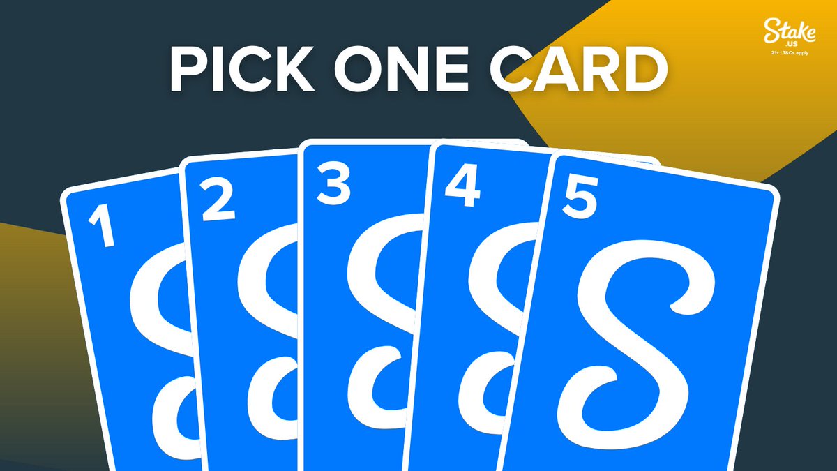 StakeUsa's tweet image. We’ve hidden a total of 500 SC behind these cards 🎴✨ Pick one and you could be 1 of 5 lucky winners! 💰