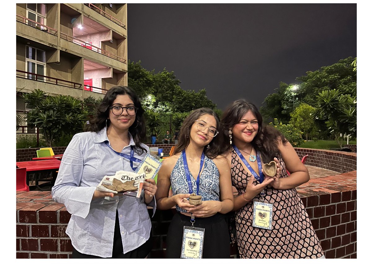 jspc_jgu's tweet image. 🎨 Clay, creativity &amp;amp; community!
On Sept 6, Muddy Paws kicked off 2025-26 with Fresh Prints—a night of pottery, laughter &amp;amp; connection at Hangout. From hand-building to experimenting with tools, every piece was unique, every memory lasting. #FreshPrints #MuddyPaws #StudentLife