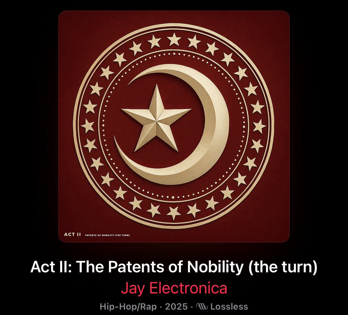 big_business_'s tweet image. 👤JAY ELECTRONICA👤

💿ACT II: THE PATENTS OF NOBILITY (THE TURN)💿

🚨OUT ON ALL PLATFORMS🚨