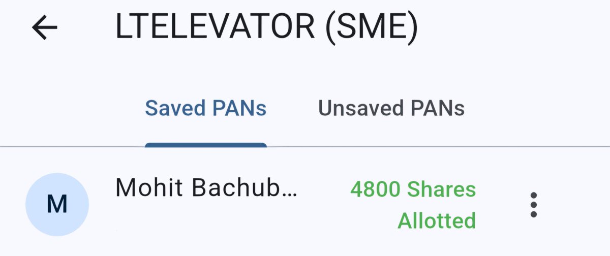 All mighty has been kind 😇 
Grateful for the allotment 
LT Elevator.
What premium are you guys expecting ?
Please do comment.