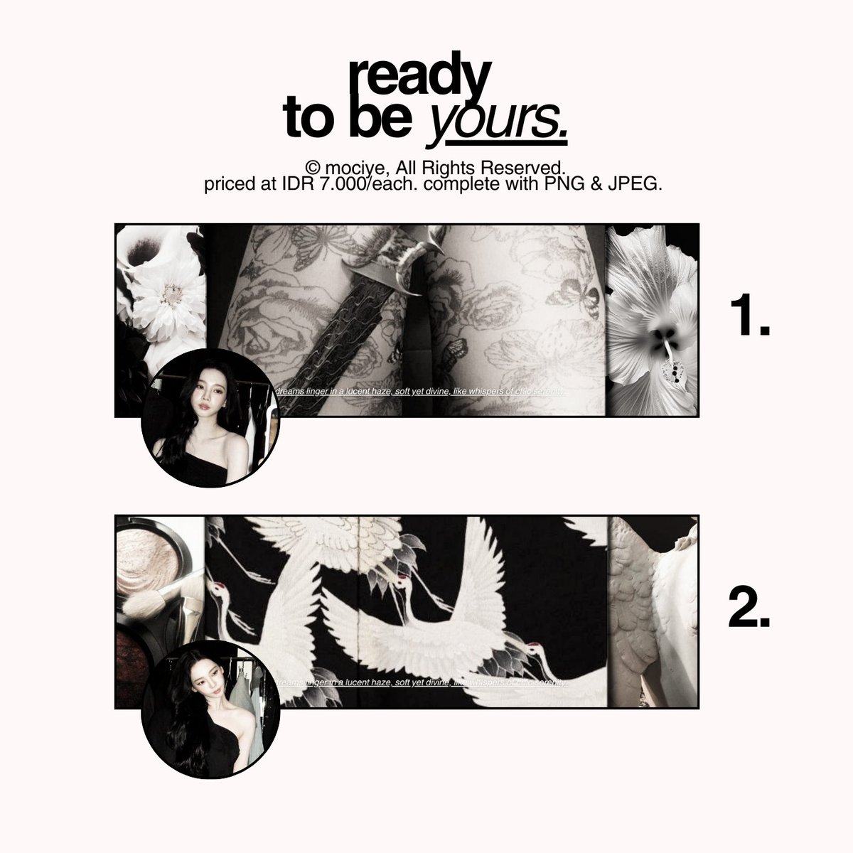 mociye's tweet image. ✶ any interaction highly appreciated. 

layout karina is ready to use! 
my DMs are open if you'd like to grab one. ♥︎
💳, price on pict. 

#zonauang #zonajajan