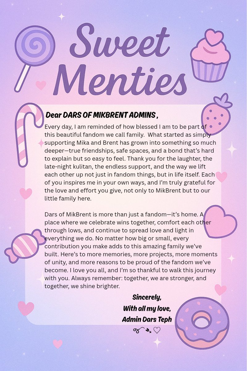 💌: DARS OF MIKBRENT ADMINS 
📤: With all my love, Admin Dars Teph જ⁀➴ ♡