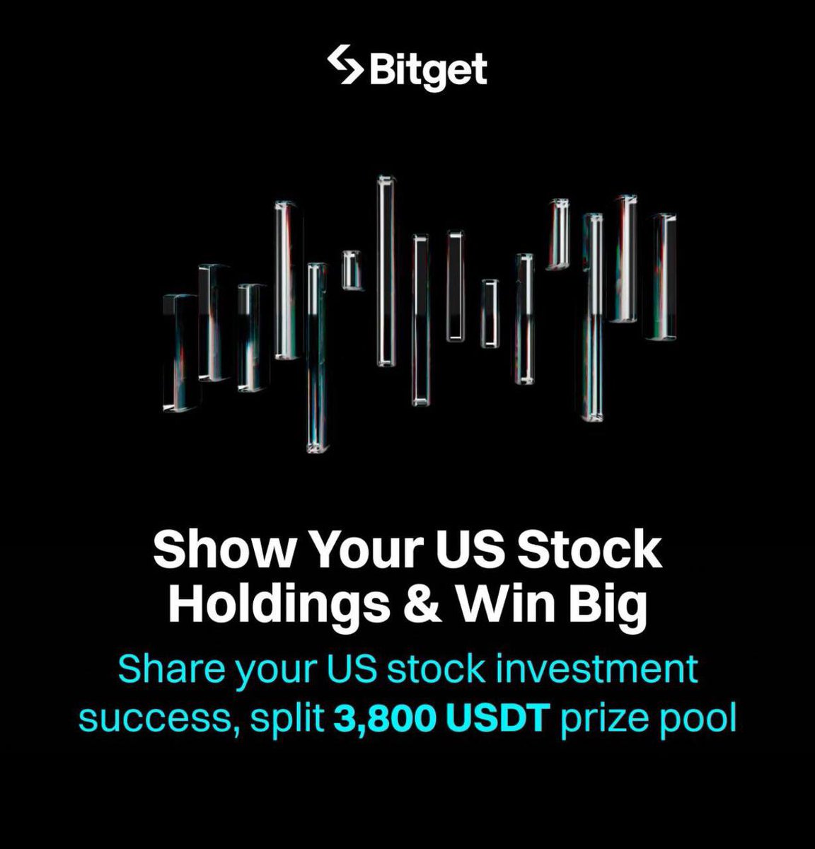 JustCrypto_X's tweet photo. 🎉 Show Your U.S. Stock Holdings & Win Big! 🍷
Flex your Bitget portfolio & grab a share of 3800 USDT 💰
🥇 Top 100: 15–80 USDT
🎁 200 lucky winners × 5 USDT
How to join:
1️⃣ Hold ≥10 USDT RWA
2️⃣ Screenshot & post with #BitgetRWA #BitgetUSStocks
3️⃣ Submit form
▫️Details: https://t.co/nusgdS78RA
📅 Sep 17–30 | 💸 Rewards in 3–7 days
👉 Start trading: https://t.co/aEOO6rE5Kx
#BitgetOnchain #OnchainChallenge