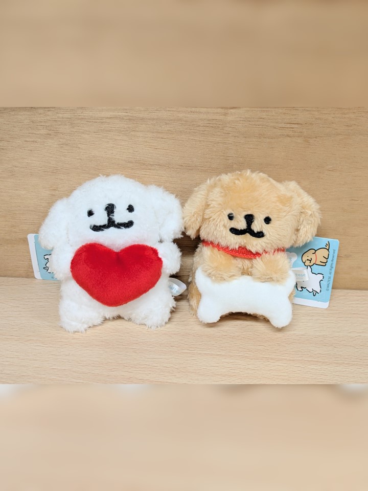 Maltese マルチーズ　ボールチェーン付きぬいぐるみ　レトリバー Maltese マルチーズ ボールチェーン付き ぬいぐるみ レトリバー - メルカリ