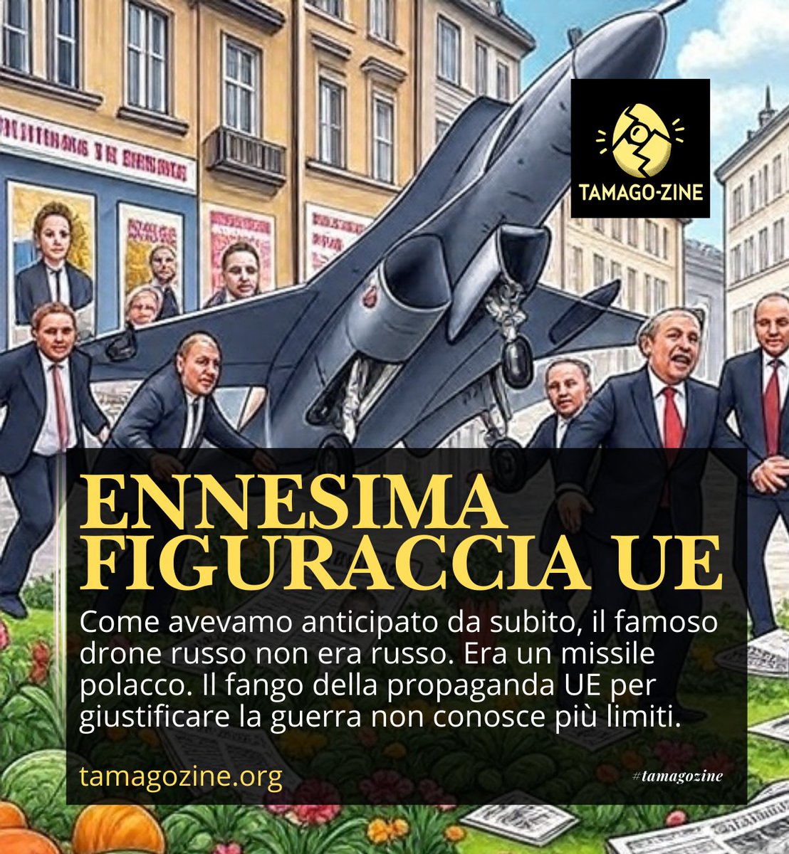 PasqualDiMatteo's tweet photo. ENNESIMA FIGURACCIA DELLA PROPAGANDA EUROPEA RUSSOFOBA

Ancora una volta. 
Il copione è
 https://t.co/AV7hBGOyW9

#Sociologia #Comunicazione #Disinformazione #GuerraIbrida #PoliticaEstera #NATO #UE #Analisi #Propaganda #Giornalismo #Informazione #Polonia #Drone #missile #Russia https://t.co/l9Ikdi08bO