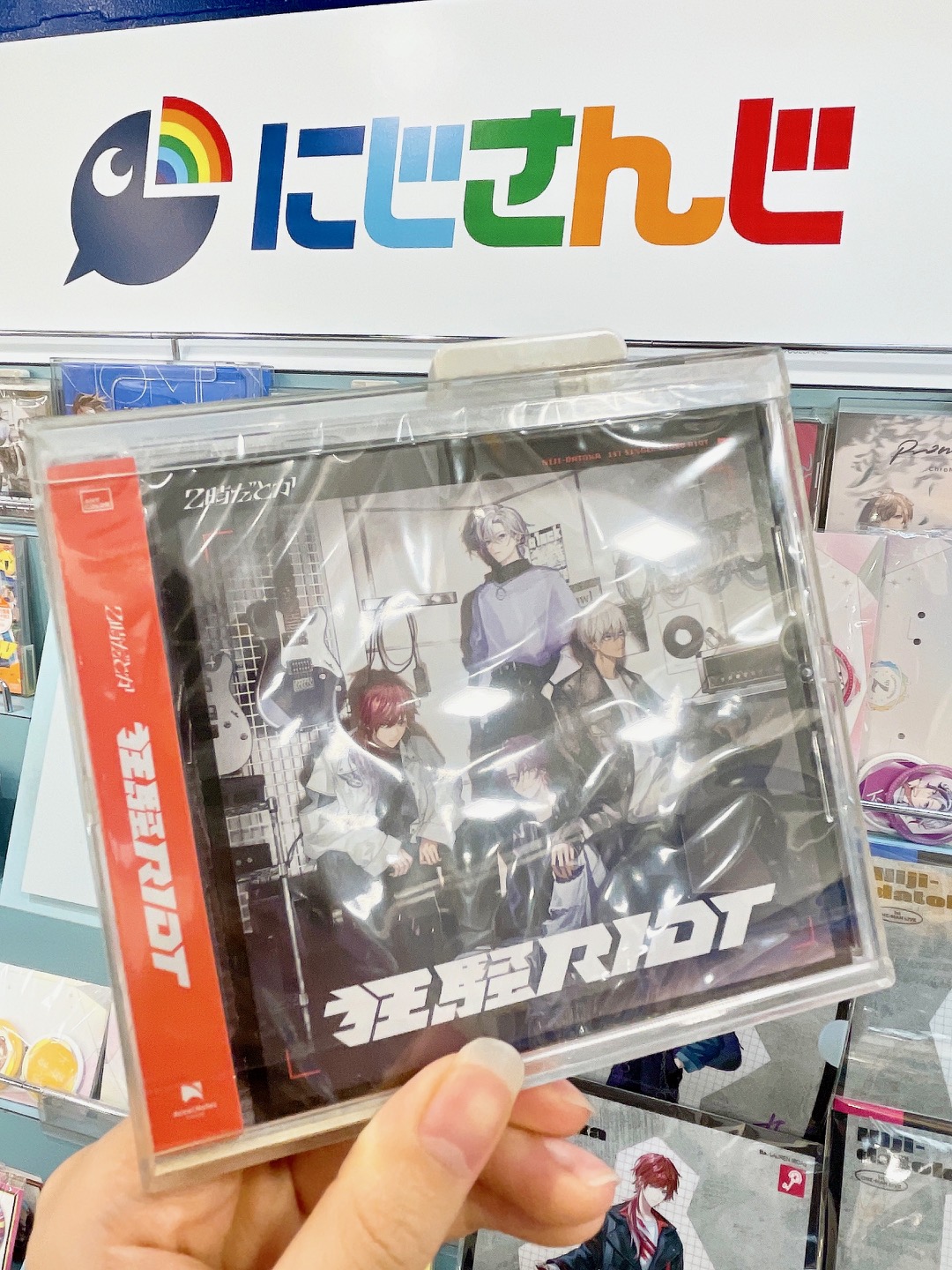 鬼龍紅郎　タワレコ　1日店長 あんさんぶるスターズ! タワレコ1日店長 名札風カード 鬼龍紅郎