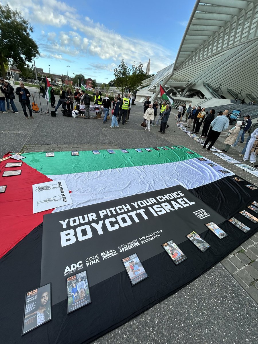 gameover_israel's tweet image. Belgium fans took the streets: no football with genocide. Federations must act. Visit GameOverIsrael.com to be part of the movement.

#GameOverIsrael #GenocideFreePitch #NotInMyGame #BoycottIsrael #BDS #FreePalestine #FootballForJustice #NoGamesWithGenocide