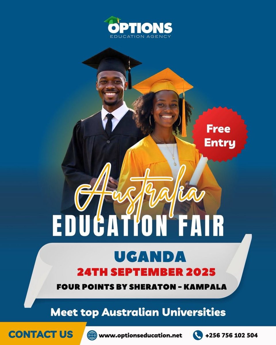 Naye banange nga mulemede e’uganda. Options can move you places and opportunities are awaiting you.